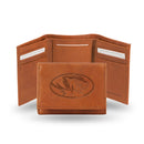 Designer Wallets Missouri Embossed Leather Trifold