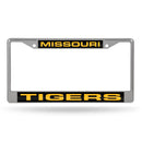 Mustang License Plate Frame Missouri Laser Chrome Frame