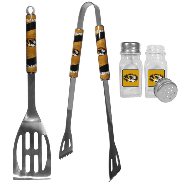 Missouri Tigers 2pc BBQ Set with Salt & Pepper Shakers-Tailgating Accessories-JadeMoghul Inc.