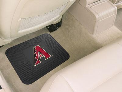 Rubber Car Floor Mats MLB Arizona Diamondbacks Utility Car Mat 14"x17"
