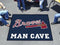 BBQ Mat MLB Atlanta Braves Man Cave Tailgater Rug 5'x6'
