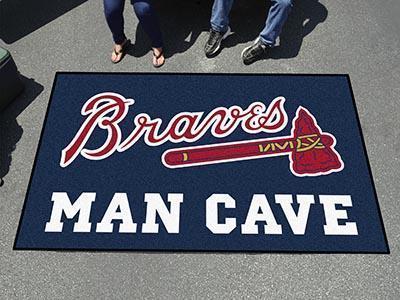 Outdoor Rug MLB Atlanta Braves Man Cave UltiMat 5'x8' Rug