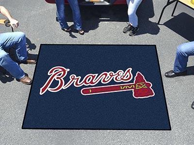 BBQ Accessories MLB Atlanta Braves Tailgater Rug 5'x6'