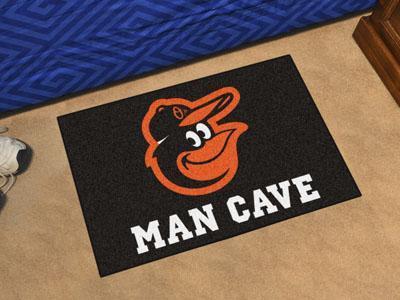 Area Rugs MLB Shop  Baltimore Orioles Man Cave Starter Rug 19"x30"