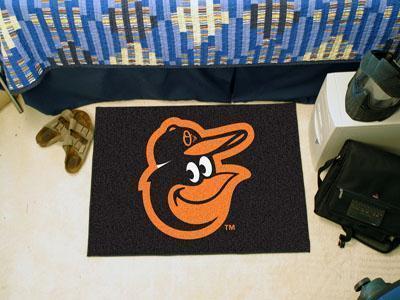 Living Room Rugs MLB Baltimore Orioles Cartoon Bird Starter Rug 19"x30"