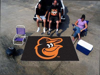 Outdoor Rug MLB Baltimore Orioles Cartoon Bird Ulti-Mat