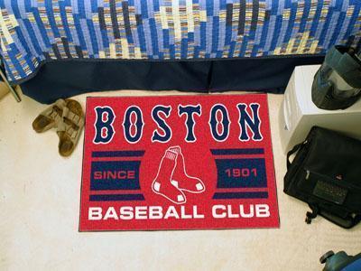 Cheap Rugs MLB Boston Red Sox Baseball Club Starter Rug 19"x30"