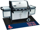 BBQ Grill Mat MLB Boston Red Sox Grill Tailgate Mat 26"x42"
