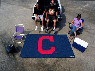 Indoor Outdoor Rugs MLB Cleveland Indians "Block-C" Ulti-Mat