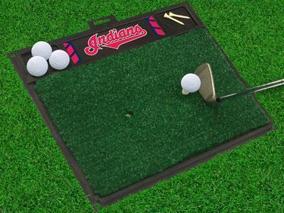 Golf Accessories MLB Cleveland Indians Golf Hitting Mat 20" x 17"