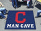 BBQ Store MLB Cleveland Indians Man Cave Tailgater Rug 5'x6'