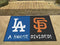 Large Area Rugs MLB Dodgers Giants House Divided Rug 33.75"x42.5"