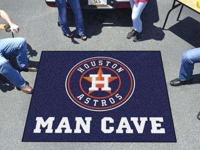 Grill Mat MLB Houston Astros Man Cave Tailgater Rug 5'x6'
