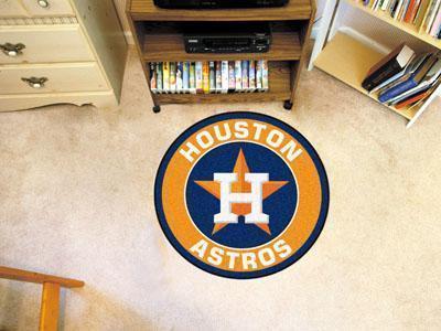Round Rugs MLB Houston Astros Roundel Mat 27" diameter