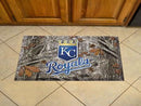 Outdoor Welcome Mats MLB Kansas City Royals Scraper Mat 19"x30" Camo