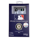 MLB Logo Earbuds-Oakland Athletics-LICENSED NOVELTIES-JadeMoghul Inc.