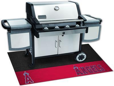 BBQ Store MLB Los Angeles Angels Grill Tailgate Mat 26"x42"