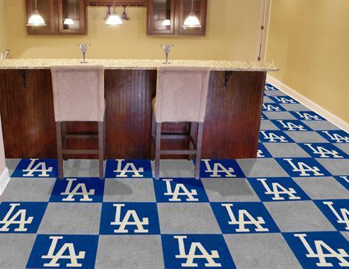 Cheap Carpet MLB Los Angeles Dodgers 18"x18" Carpet Tiles