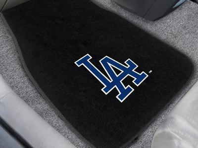 Weather Car Mats MLB Los Angeles Dodgers 2-pc Embroidered Front Car Mats 18"x27"