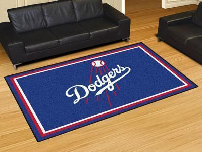 5x8 Rug MLB Los Angeles Dodgers 5'x8' Plush Rug