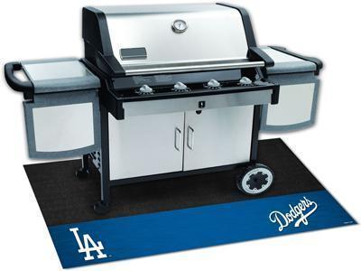 BBQ Grill Mat MLB Los Angeles Dodgers Grill Tailgate Mat 26"x42"