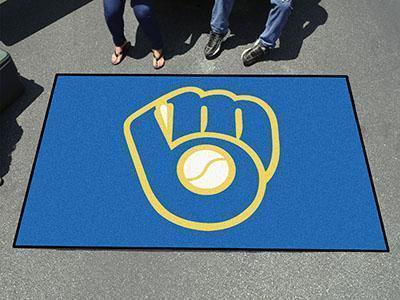 Rugs For Sale MLB Milwaukee Brewers "Glove" Ulti-Mat