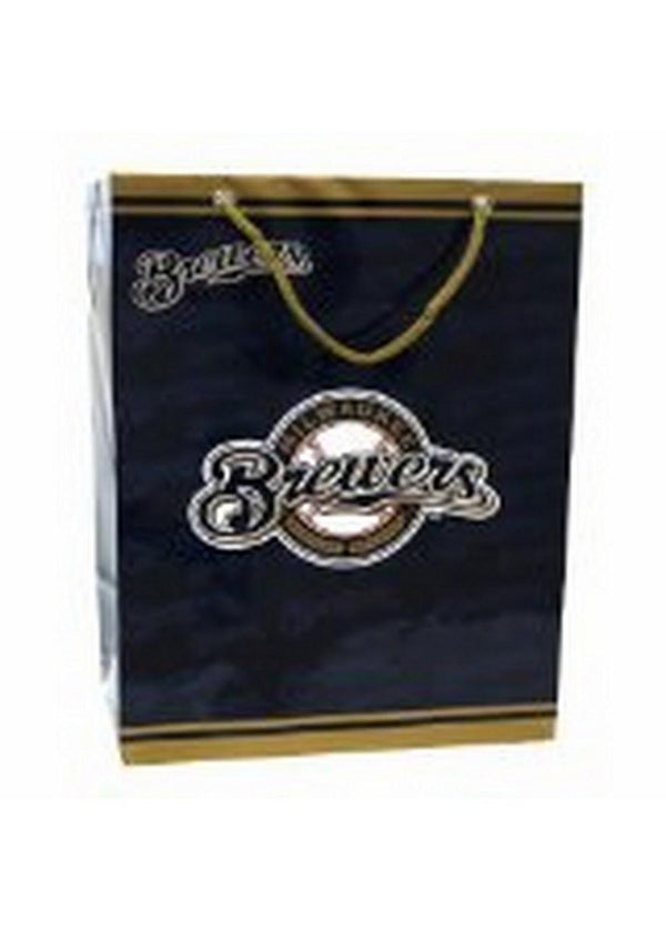 MLB Milwaukee Brewers Medium Gift Bag-Party Goods/Housewares-JadeMoghul Inc.