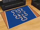 5x8 Rug MLB New York Mets 5'x8' Plush Rug