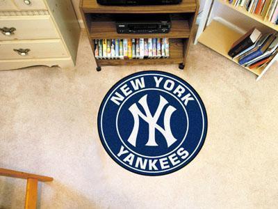 Round Rugs MLB New York Yankees Roundel Mat 27" diameter