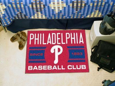 Area Rugs MLB Philadelphia Phillies Baseball Club Starter Rug 19"x30"