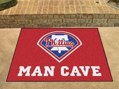 Floor Mats MLB Philadelphia Phillies Man Cave All-Star Mat 33.75"x42.5"
