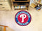 Round Outdoor Rugs MLB Philadelphia Phillies Roundel Mat 27" diameter
