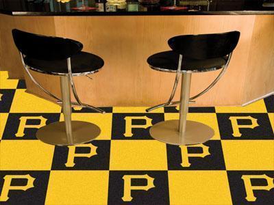 Cheap Carpet MLB Pittsburgh Pirates 18"x18" Carpet Tiles