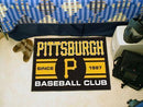 Outdoor Mat MLB Pittsburgh Pirates Baseball Club Starter Rug 19"x30"