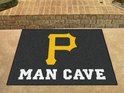 Door Mat MLB Pittsburgh Pirates Man Cave All-Star Mat 33.75"x42.5"