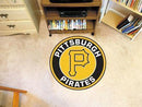 Round Area Rugs MLB Pittsburgh Pirates Roundel Mat 27" diameter