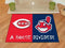 Large Rugs MLB Reds Indians House Divided Rug 33.75"x42.5"