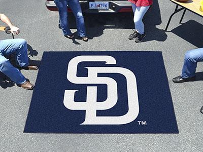 BBQ Store MLB San Diego Padres Tailgater Rug 5'x6'