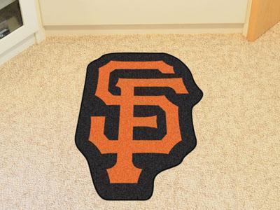 Custom Door Mats MLB San Francisco Giants Mascot Custom Shape Mat