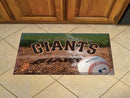 Welcome Mat MLB San Francisco Giants Scraper Mat 19"x30" Ball