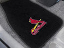 Car Floor Mats MLB St. Louis Cardinals 2-pc Embroidered Front Car Mats 18"x27"