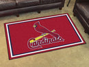 4x6 Rug MLB St. Louis Cardinals 4'x6' Plush Rug