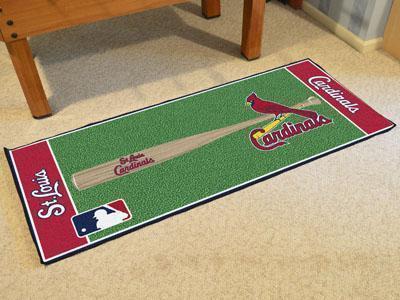 Kitchen Runner Rugs MLB St. Louis Cardinals Baseball Runner Mat 30"x72"