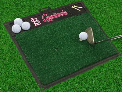 Golf Accessories MLB St. Louis Cardinals Golf Hitting Mat 20" x 17"