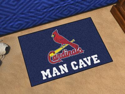 Outdoor Rug MLB St. louis Cardinals Man Cave Starter Rug 19"x30"
