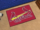 Living Room Rugs MLB St. Louis Cardinals Starter Rug 19"x30"