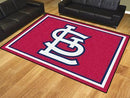 8x10 Area Rugs MLB St. Louis Cardinals 'StL' 8'x10' Plush Rug