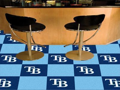 Cheap Carpet MLB Tampa Bay Rays 18"x18" Carpet Tiles