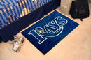 Indoor Outdoor Rugs MLB Tampa Bay Rays Starter Rug 19"x30"