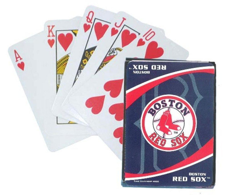 MLB Team Playing Cards - Red Sox-LICENSED NOVELTIES-JadeMoghul Inc.